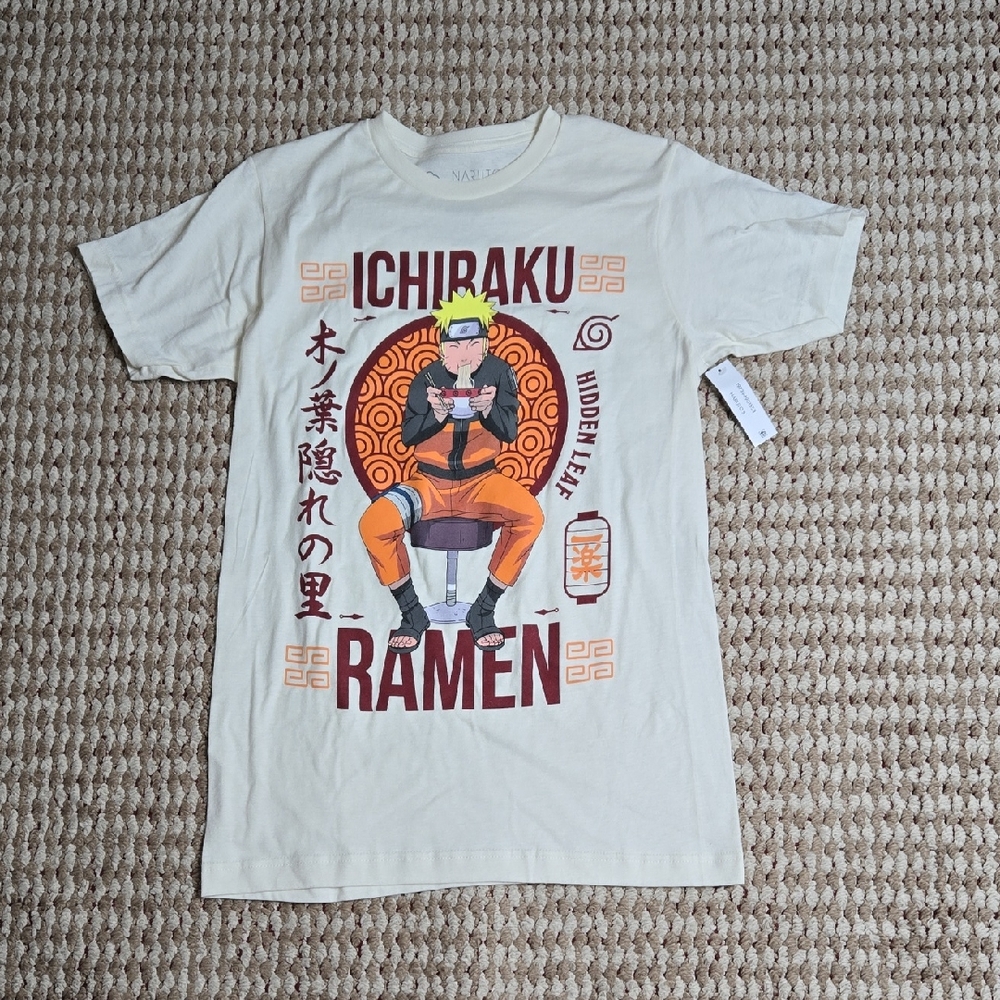 Shippuden Collection Naruto Shirt Small 34/36 Top Ichiraku Ramen Anime Viz Media